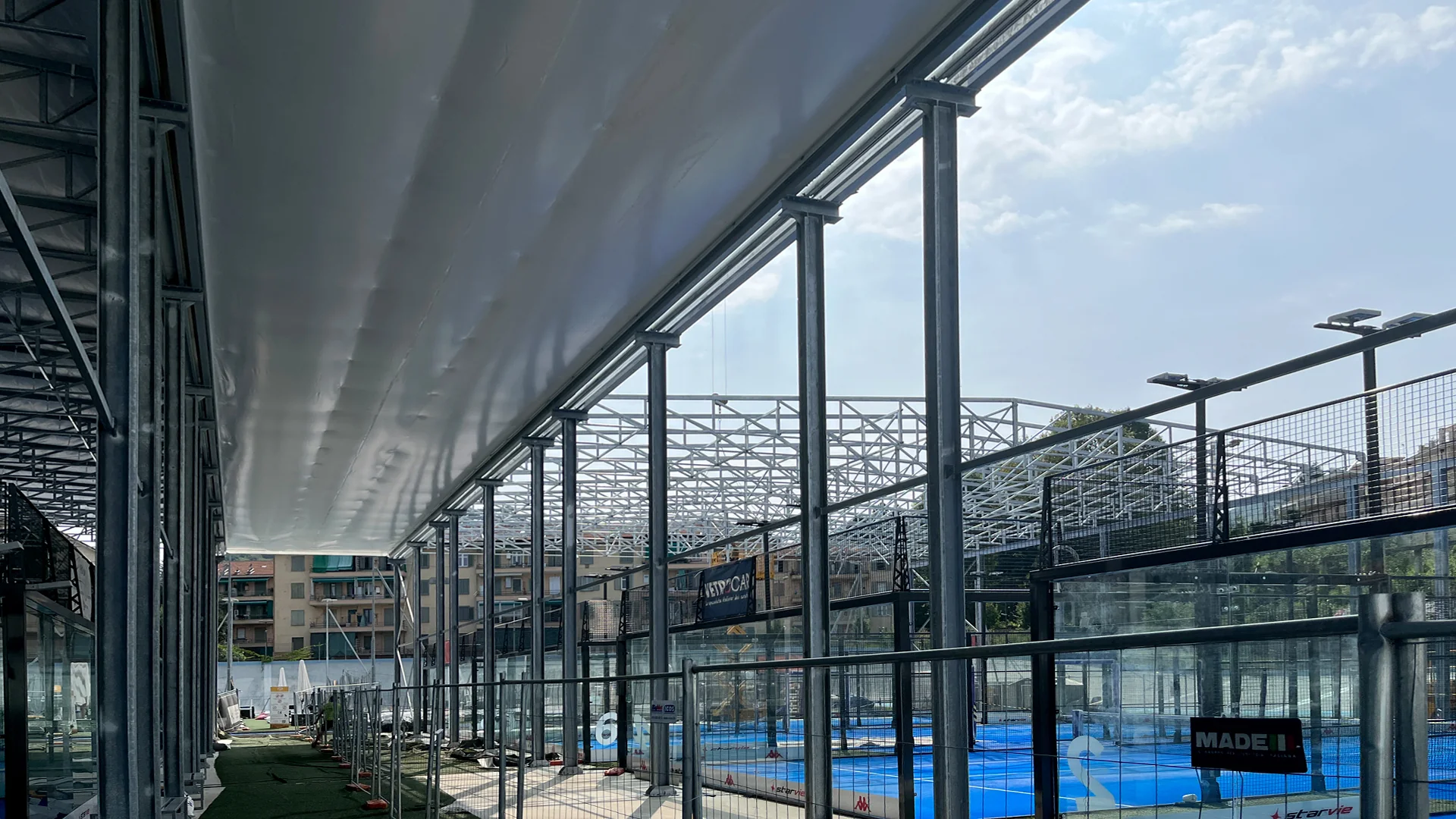 Copertura per padel