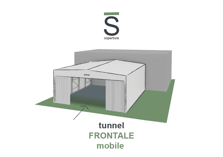 Tunnel frontale mobile