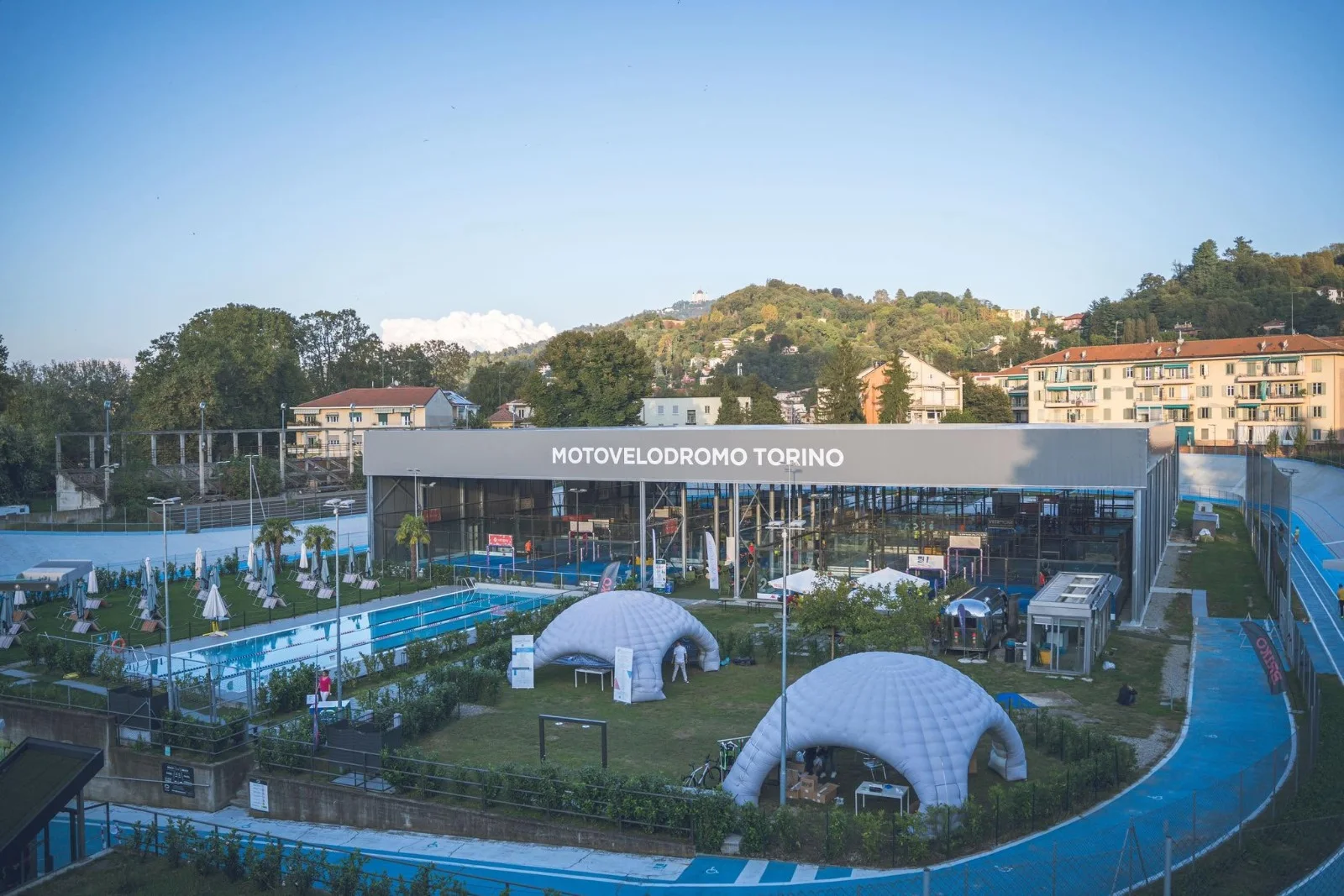 Veduta d’insieme del Motovelodromo di Torino